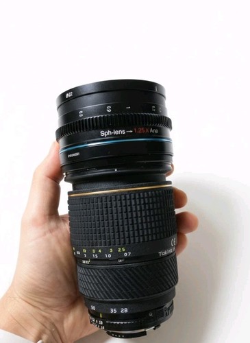 Cine anamorphic 25x - 1.25x, zoom