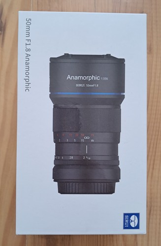 Sirui 50mm 8 anamorphic - sirui, f/1.8