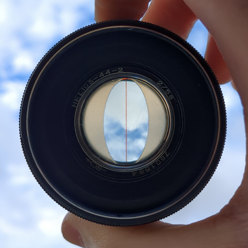 Helios lens modified with - 44-2,