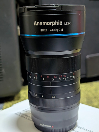 Sirui anamorphic 33x - 1.33x, 24mm