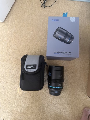 Sirui 40mm anamorphic - 40mm, t1.8